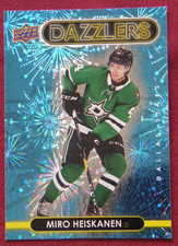 2021-22 Upper Deck Blue Dazzlers #DZ66 - Miro Heiskanen - Dallas Stars