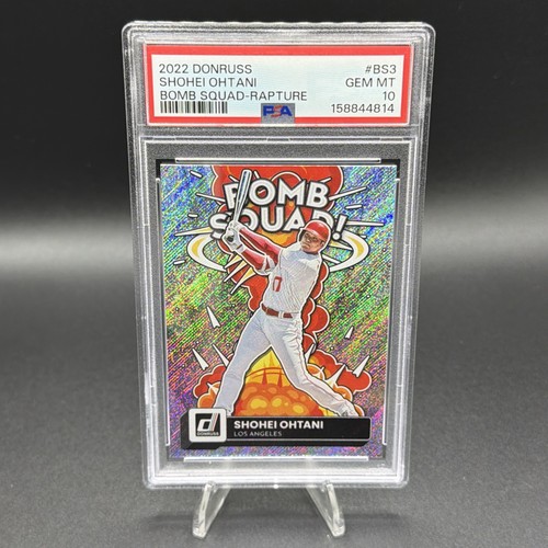 2022 Donruss Shohei Ohtani Bomb Squad - Rapture #BS-3 PSA 10 Los Angeles Pop 341