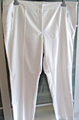 SELECTION by Ulla Popken @ elegante  HOSE mit Stretch weiß Gr. 54
