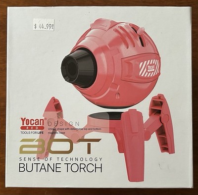 Yo-Can Bot Culinary Torch Star Robot Walker Dusty Pink Open Box Tested