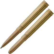 Fisher Space Pen .375 Cartridge-Shape Brass Writes In Extreme Conditions USA
