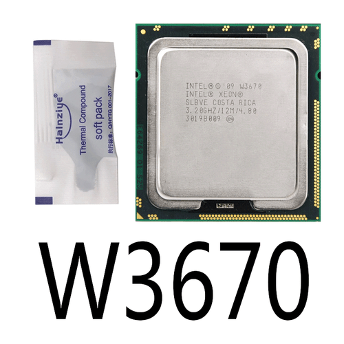 Intel Xeon W3670 3.2GHz 12MB 6Core LGA1366 CPU Processor X58=i7-970 - Picture 1 of 1