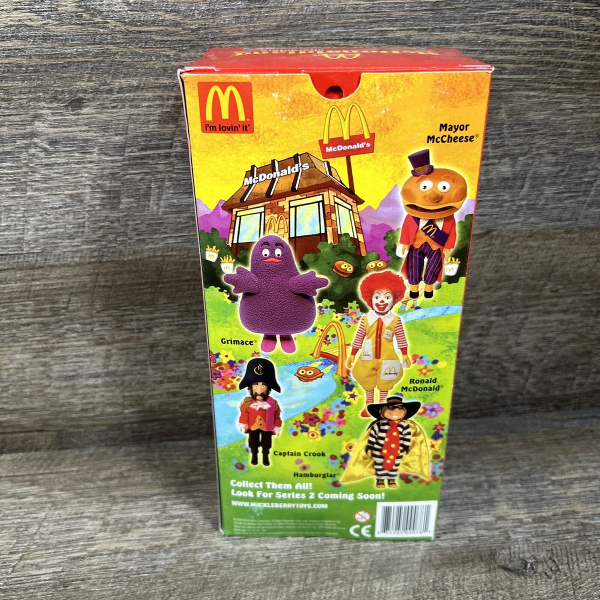 Huckleberry McDonald's McDonaldland Mayor McCheese Figure Huckleberry McDonald's McDonaldland Mayor McCheese Figure