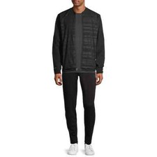 Russell Men's Active Stretch Woven Bomber Jacket, Medium (38-40)