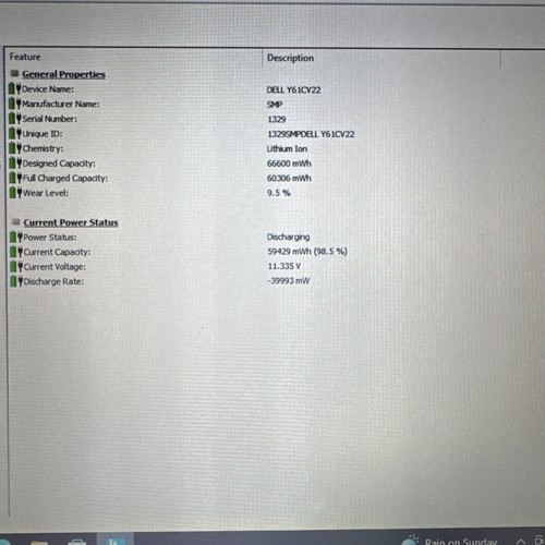 DELL LATITUDE E6320/i7-2640M/16GB RAM/256GB SSD/BACKLIT/WIN 10 PRO/DVD/CHARGER - Picture 15 of 16