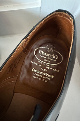 【説明必読】Church's Custom Grade 75F103 Near new - CHURCH'S “Custom Grade” Cap-Toe Oxford, The