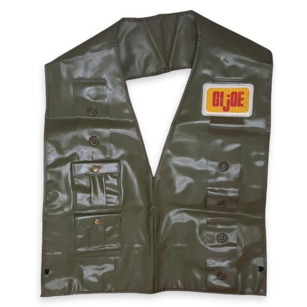GI Joe 1964 Backyard Patrol Green Child Size Army Vest 1960s
