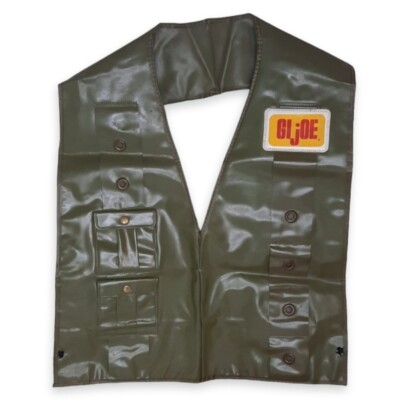 GI Joe 1964 Backyard Patrol Green Child Size Army Vest 1960s