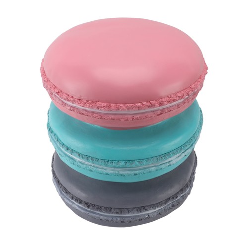 Macaron Biscuit Resin Foot Stool With Compact Design Ergonomic Multifunctional - Picture 21 of 22