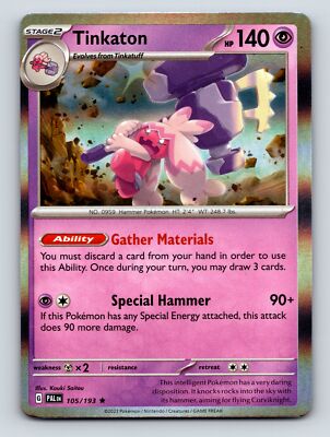 Stage 2 Tinkaton HP 140 Gather Materials Special Hammer Rarity Pink