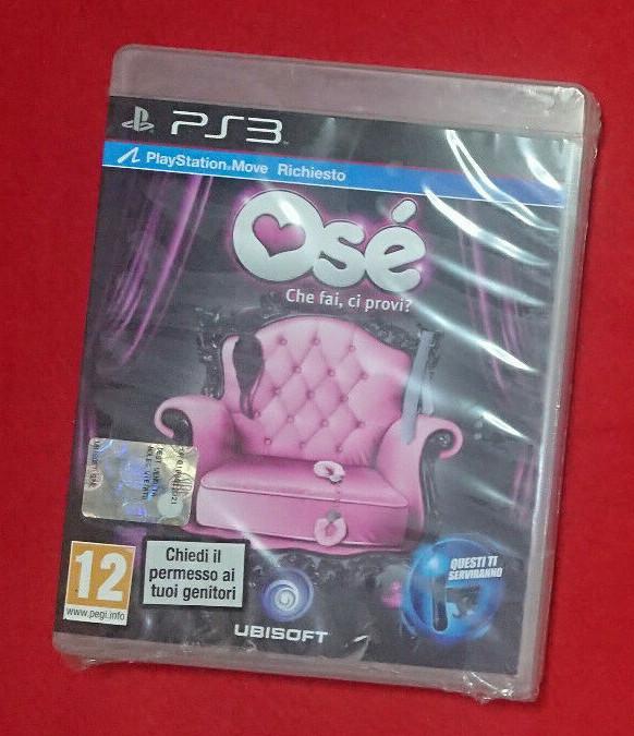 PS3 PLAYSTATION 3 OSE' CHE FAI CI, PROVI? MOVE PSVMOVE ITALIANO SIGILLATO NUOVO