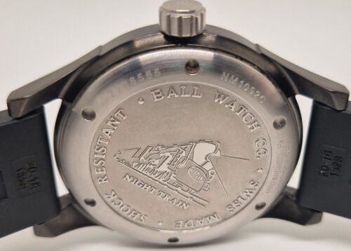 Ball Fireman Night Train UTC Datum Dual Time Automatik Schweizer Uhr - Bild 3 von 7