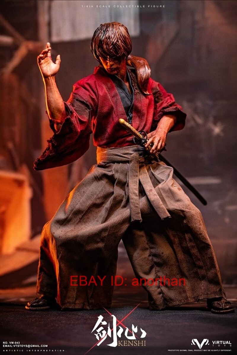 コミック・アニメ VTS Toys Kenshi VTS TOYS VM-043B Rurouni Kenshin Himura Kenshi 1/6 Scale