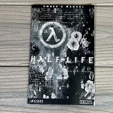 Original Vintage Half-Life 1998 Original Release Owner  s Manual Valve Rare PC