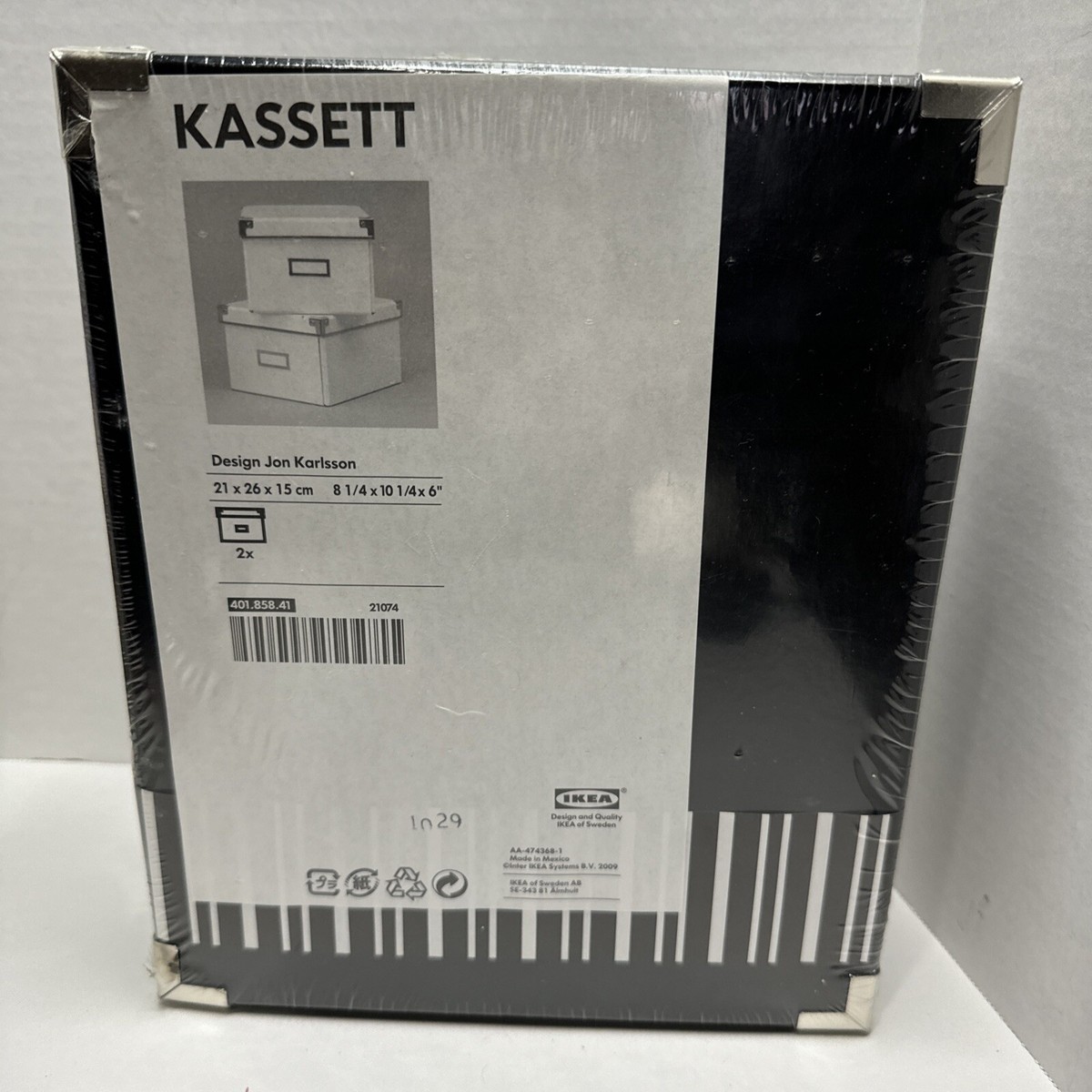IKEA 棚 India 2008 Ikea Kassett Boxes Storage Organization Black by Jon