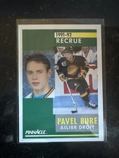 1991-92 Pinnacle French Pavel Bure #315 HOF NMMT Rookie Card NHL