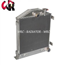 17h 17w Aluminum Cooling Radiator Fit 1932 Ford Hot Rod Chopped Wchevy Engine