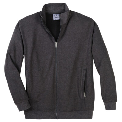 Felpa Oversize Nero Zip Intera e Cappuccio Dalla 3XL alla 10XL