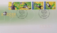 Australia 2006 - Soccer in Australia, Se-Tenant & International Post Pair - FDC