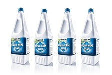 AQUA KEM 2 LITRI THETFORD LIQUIDO SERBATOIO ACQUE NERE WC CAMPER OFFERTA 4 PEZZI