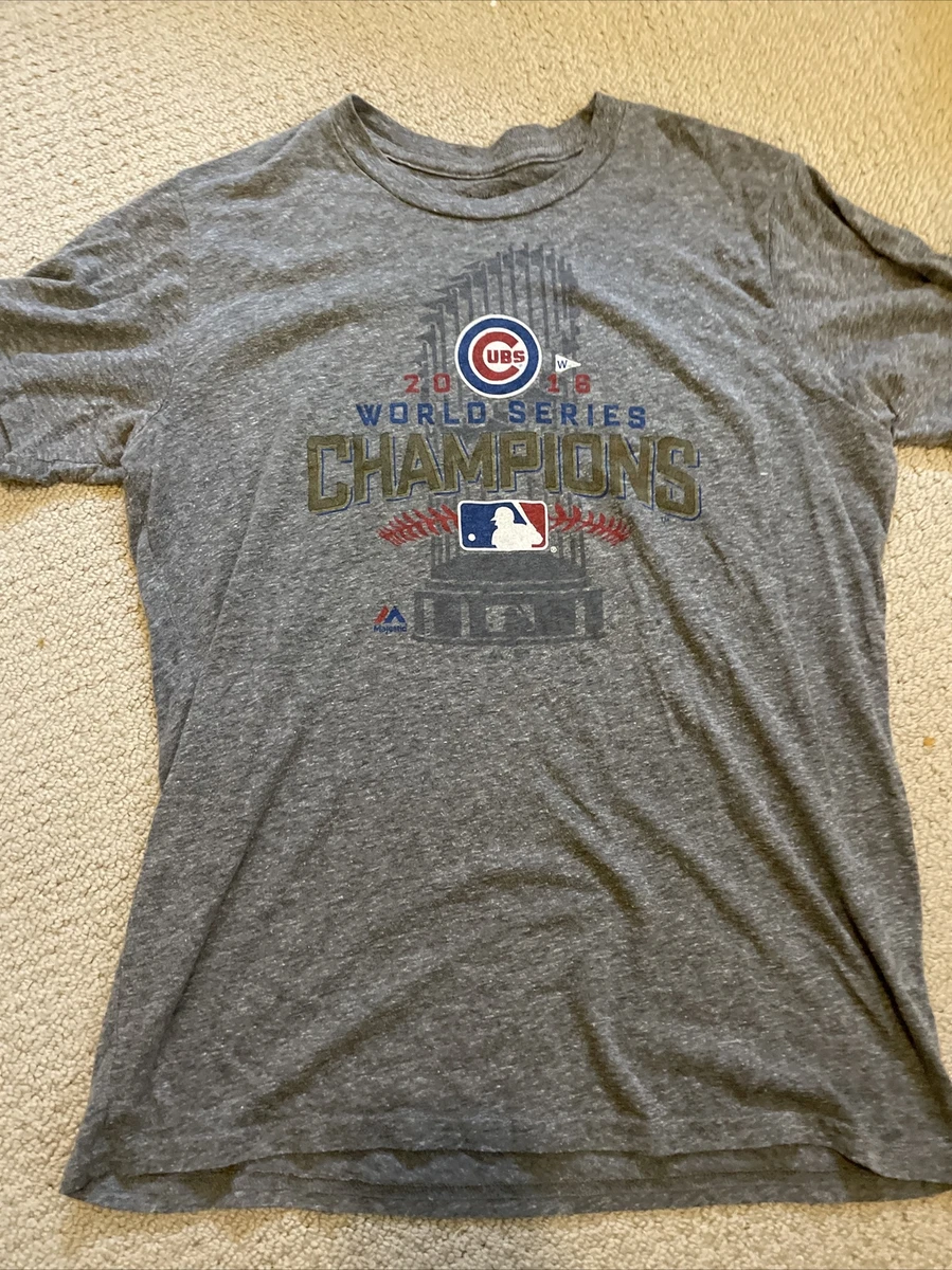 Chicago Cubs World Series T-Shirt M Majestic Threads