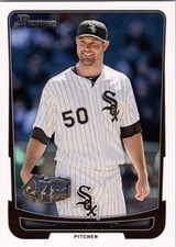 2012 Bowman #25 John Danks Chicago White Sox