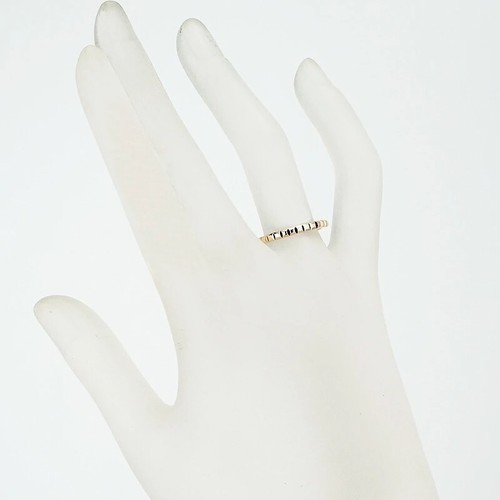 Boucheron Cattle Clou de Paris Small Ring JAL01164 K18PG #56 - Picture 5 of 5
