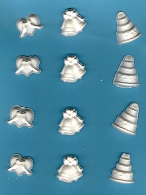 Small wedding shower plaster of Paris painting project. Set of 12!