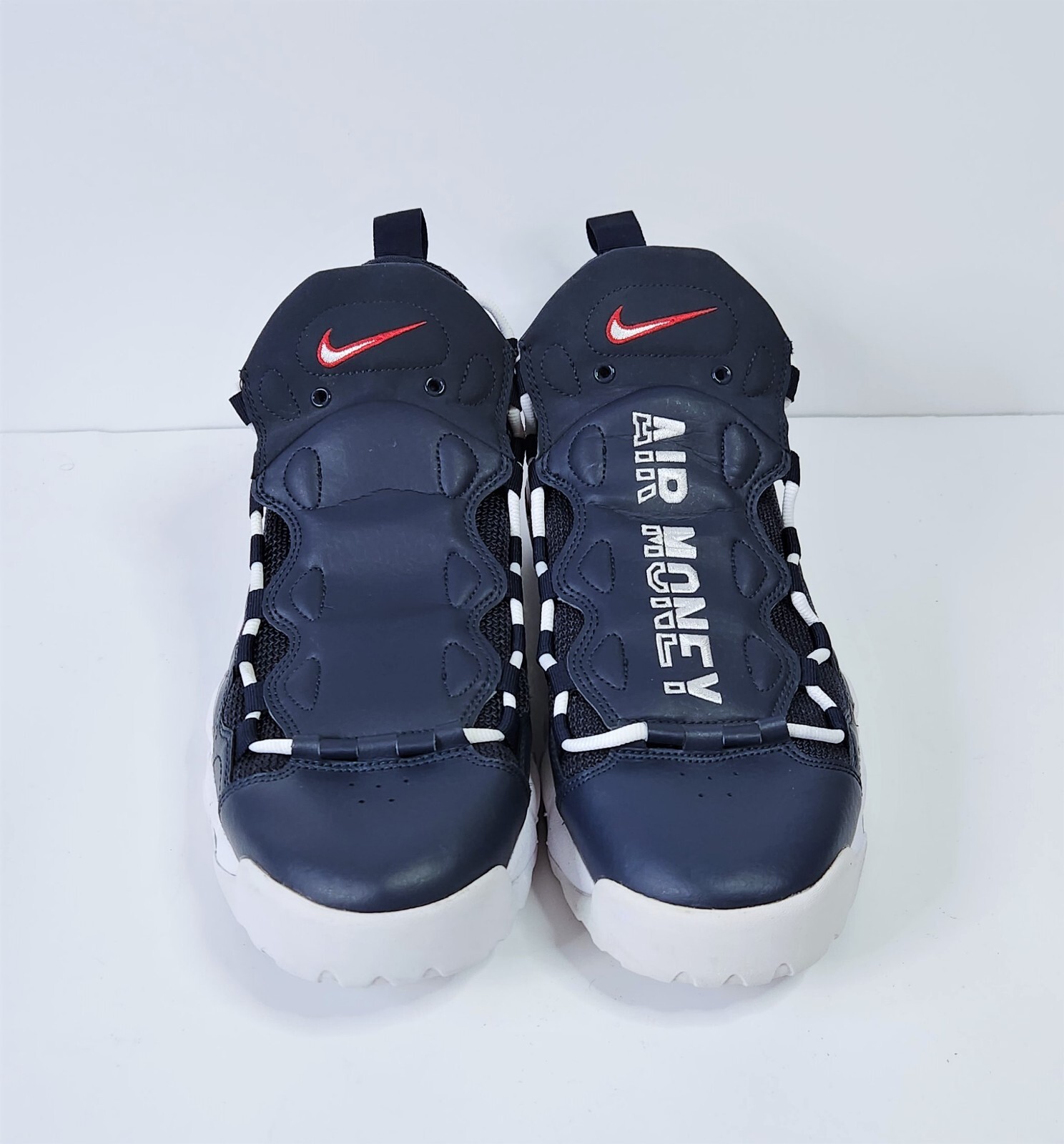 Nike Air More Money Obsidian Blue White Gym Red AJ2998 400 Mens
