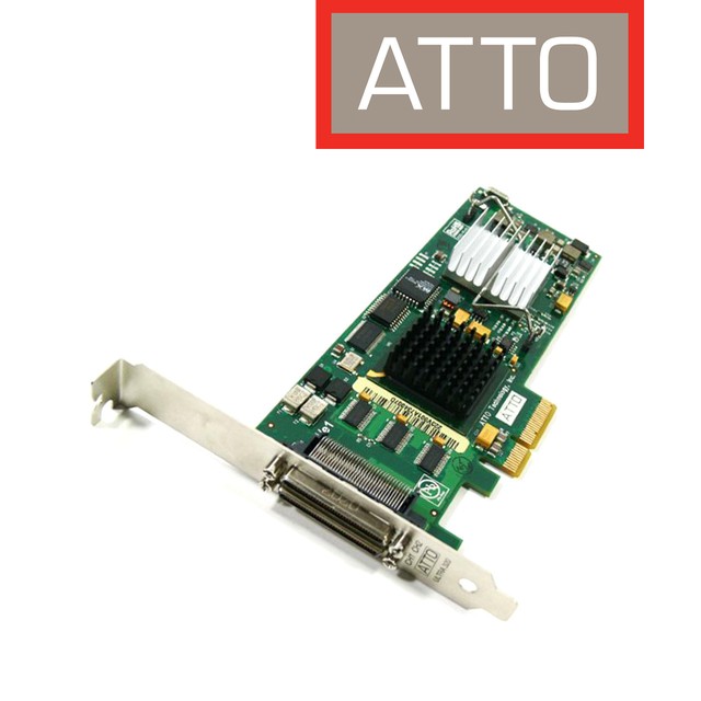 Atto UL5D LVD/SE Ultra320 PCIe SCSI Host Adapter intern Komputer Karte