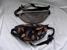 Lot (2) Fanny Pack Tinyat / Alice s Tapestries Packs (37" and 45" with straps)