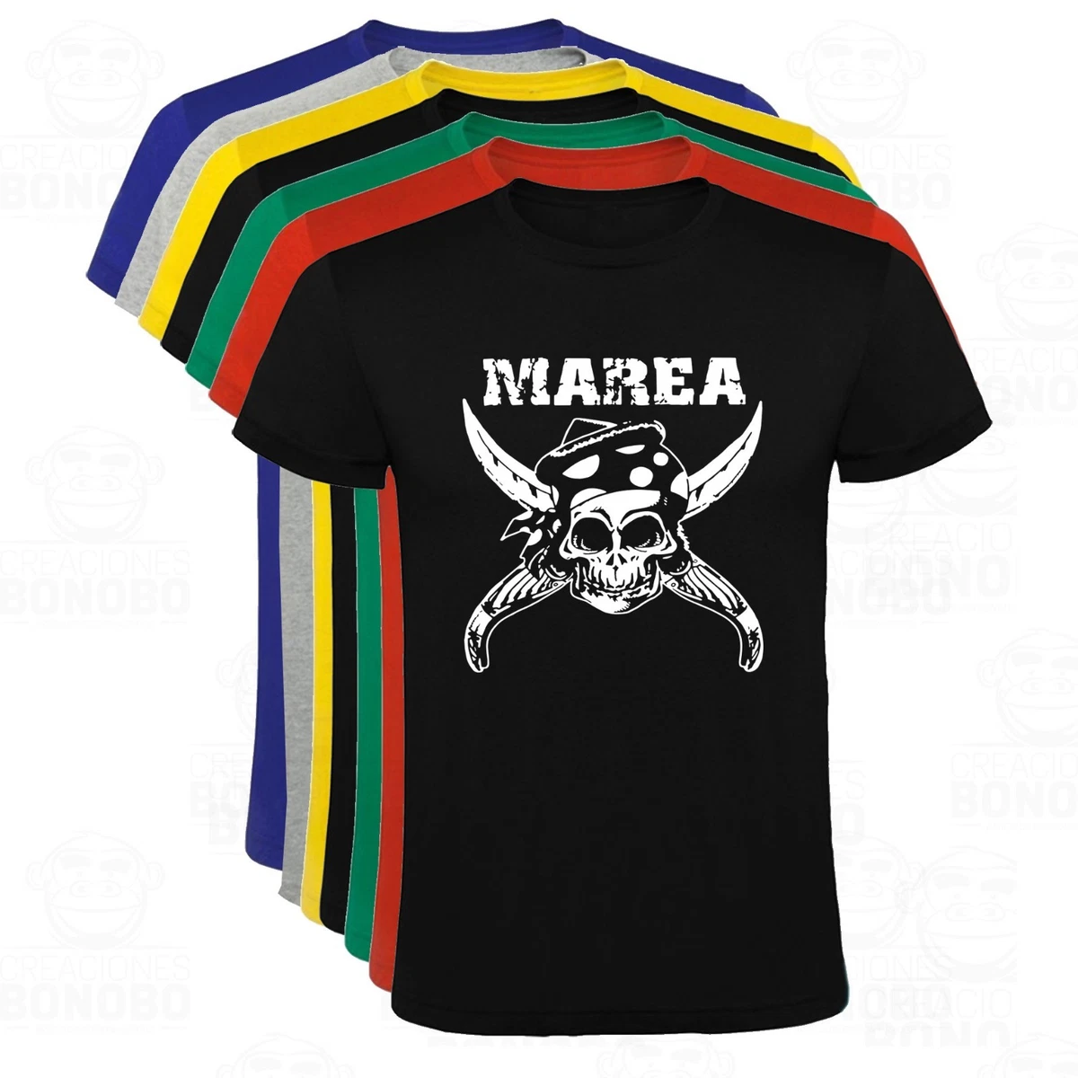 Camiseta Marea Rock Romero hombre tallas y colores | eBay