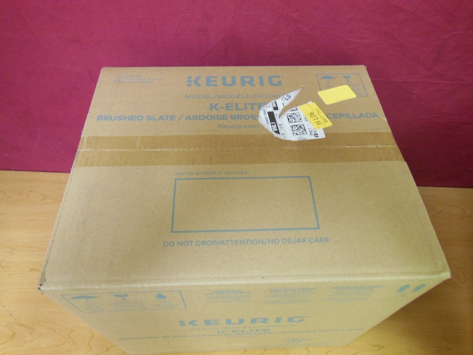 Keurig KElite Single Serve Coffee Maker with Temperature Control Brushed Slate 818221176622 eBay