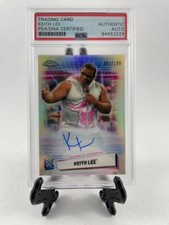 WWE 2021 Topps Chrome Keith Lee Autograph Card #001 Of 199 Signed PSA DNA