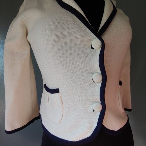 Lilly Pulitzer Cotton Blazer with Blue Trim - XSmall - Picture 2 of 5