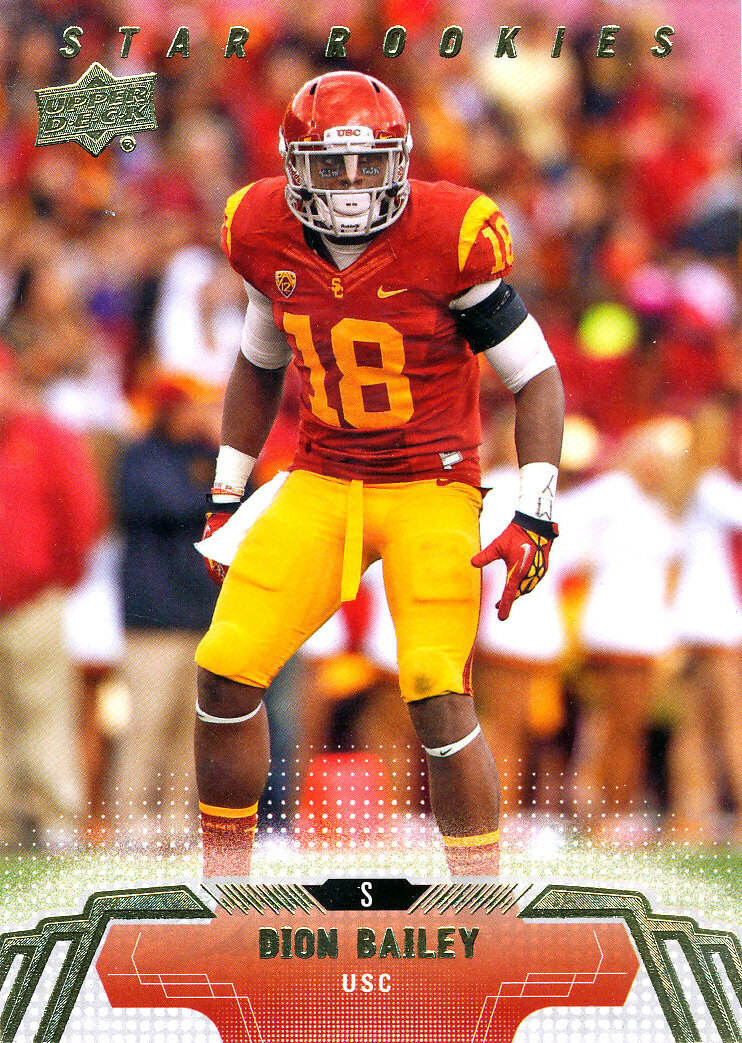 UPPER-DECK Dion Bailey RC SEAHAWKS JETS USC Trojans