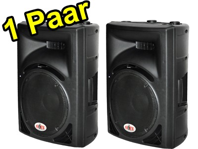 2400 Watt Profi- Dj- BOX-MONITOR BOXEN  PAARPREIS 2x 1200 Watt B-WARE
