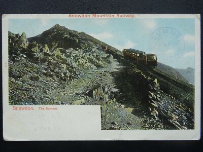 Snowdonia Bergbahn SNOWDON DER GIPFEL um 1907 Postkarte