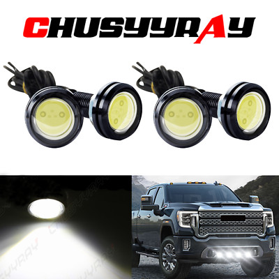 4x Eagle Eye Lamps LED DRL Fog Daytime Running Light White For Nissan X-Trail