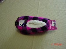 Toddler Young Girls Slippers Hello Kitty 3 pairs Small 8-13 M/L 13-4
