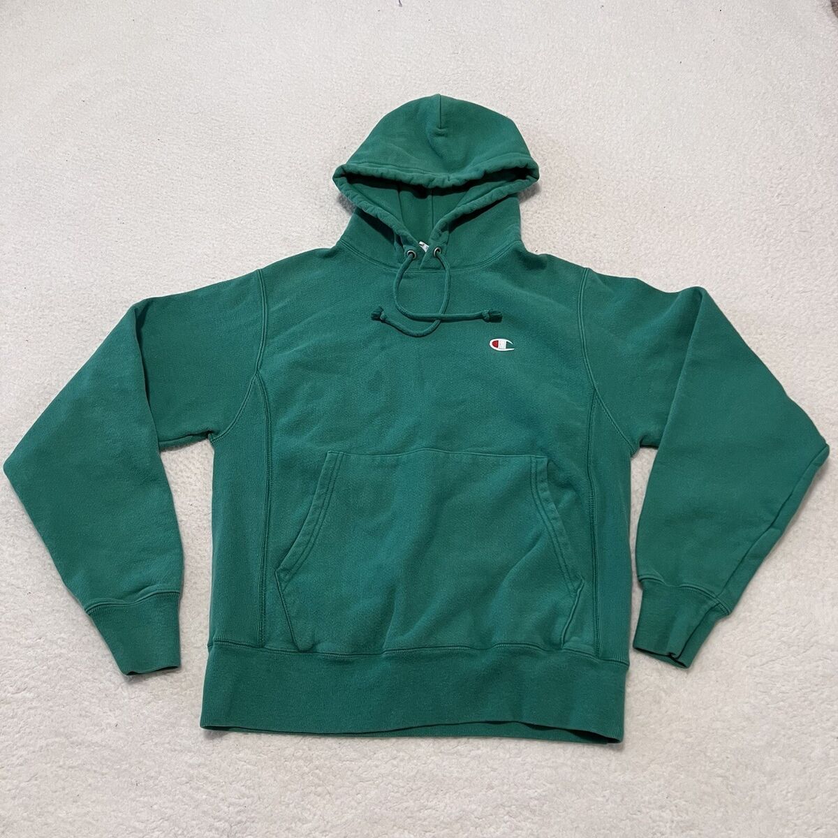 Vintage Champion Reverse Weave Hoodie Green Hooded Vintage Champion Reverse Weave Hoodie Green Hooded
