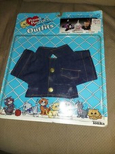 Vintage Tonka Pound Purries Purrries Outfit Denim Jacket 7842 NEW OLD STOCK