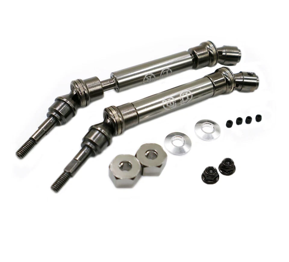 Aluminum metal Upgrade parts fit For TRAXXAS SLASH 4x4 1/10 RC Car Truck Silver - Image 4 of 4