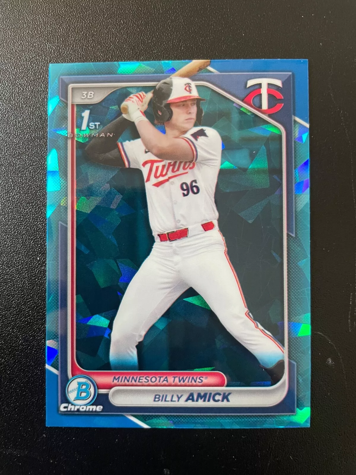 2024 Bowman Draft Chrome Sapphire BILLY AMICK 1st Bowman BDC-68
