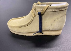 maple suede wallabee boot