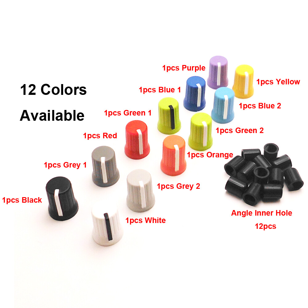 12PCS DJ Rotary Knob Caps For Allen&Heath XONEDB2 DB4 92 23C Mixer