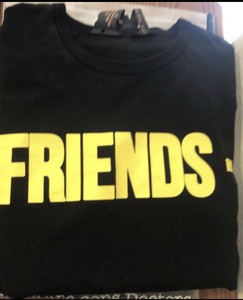 vlone friends shirt black