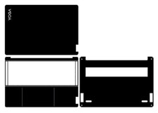 Carbon Vinyl Laptop Sticker Skin Guard Cover for Lenovo Yoga Slim 9i (14, Gen 7)