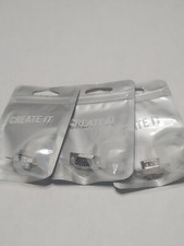 Lot of 3 Radio Shack 2761501 Male Solder D-Sub Connector 15 Position Male Pin