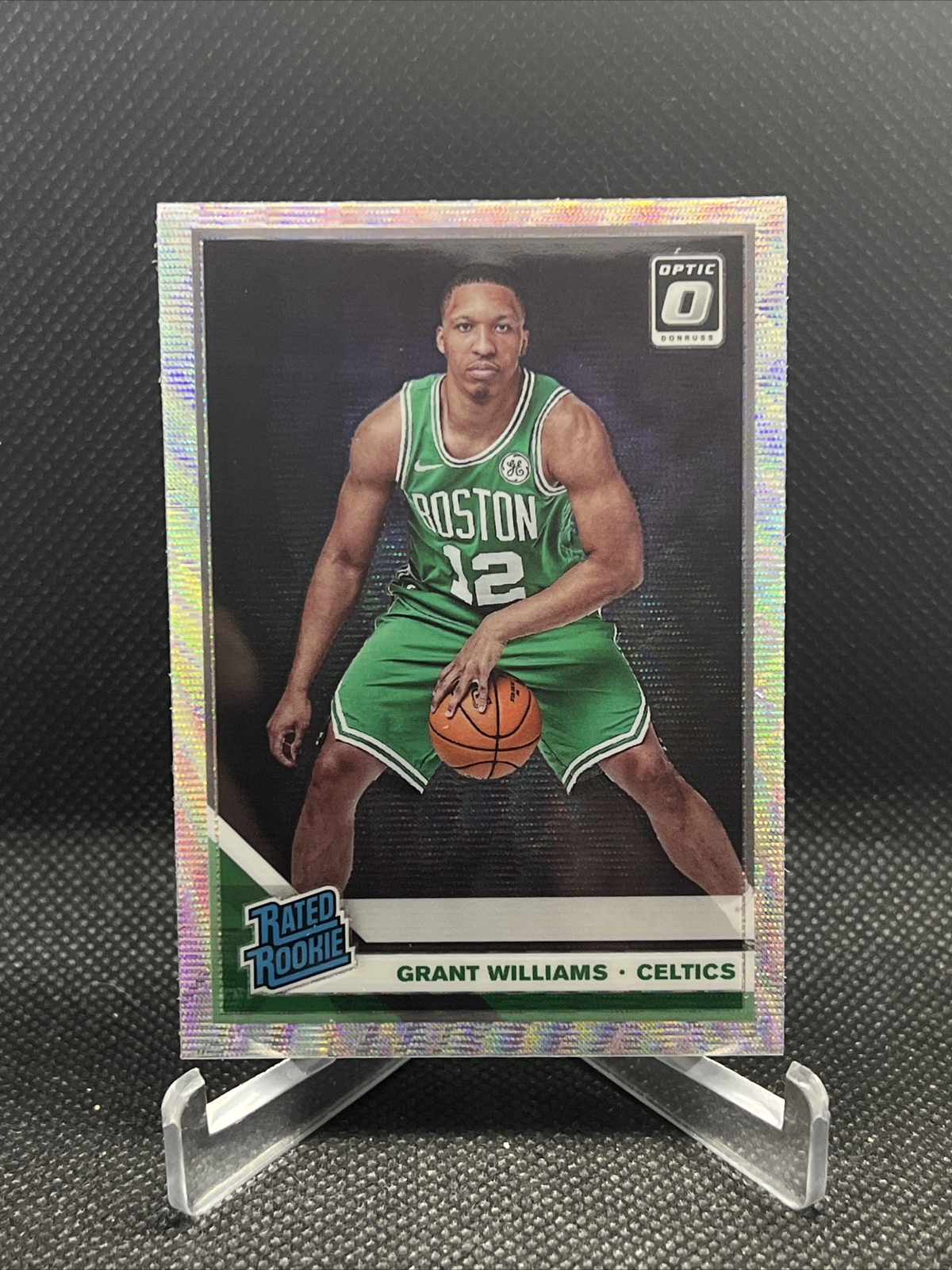 2019 Donruss Optic Rated Silver  Wave Prizm Grant Williams #157 Rookie RC